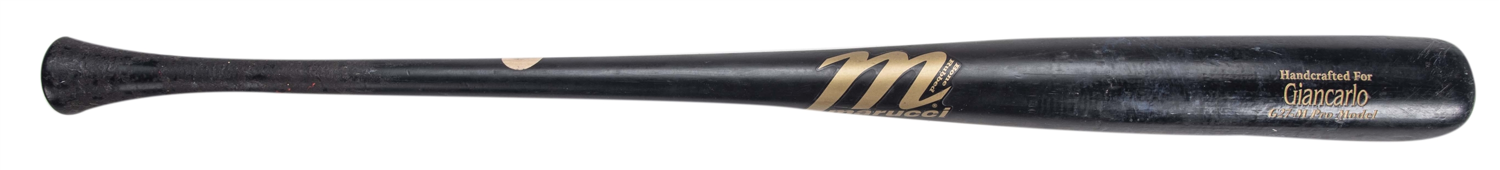 2016 Giancarlo Stanton Miami Marlins Game Used Marucci G27-M Model Bat (PSA/DNA GU 10)